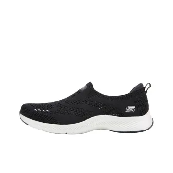 Skechers GO WALK Anti Slip Wear Resistant Low Top Casual Shoes Women's Black