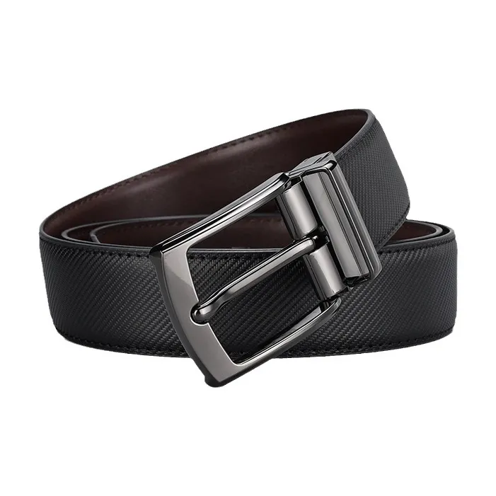 Yamaichi Maru Double Layered Coated Cow Leather Leather Belts Men's 3.4cm-2