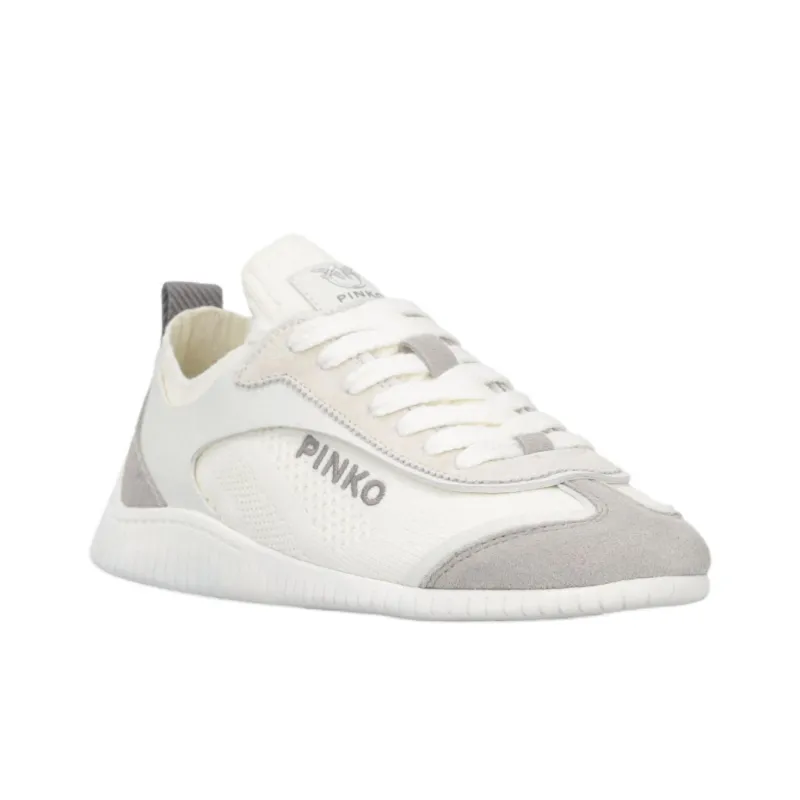 PINKO Logo Embroidered Lace Up Sneakers Women's-3