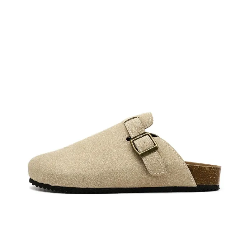 TONYBEAR Rubber Sole Abrasion Resistant Slip Resistant Wrap toe Slippers Women's-15