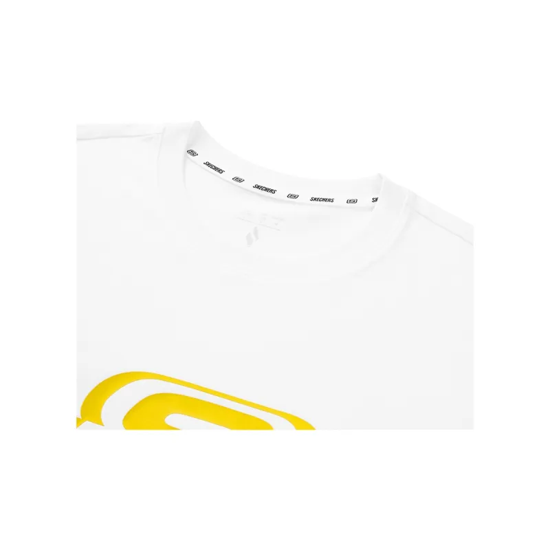 Skechers T Shirt Unisex Bright White-2