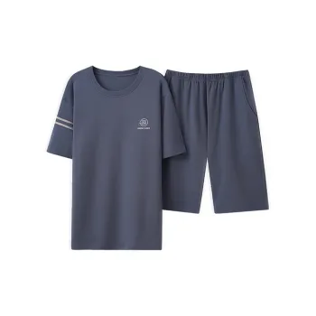 MIIOW Pajama Set Men's Cyan Purple
