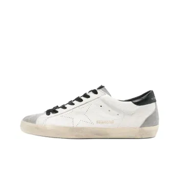 Golden Goose Super Star Low Top Skateboard Shoes Men's White Gray