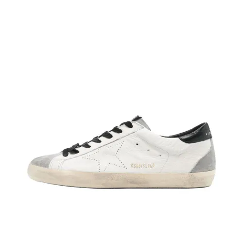 Golden Goose Super Star Low Top Skateboard Shoes Men's White Gray