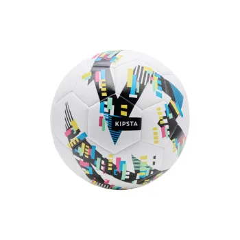 DECATHLON Size 5 Soccer TPU Machine Stitched Soccer Ball Unisex Snow