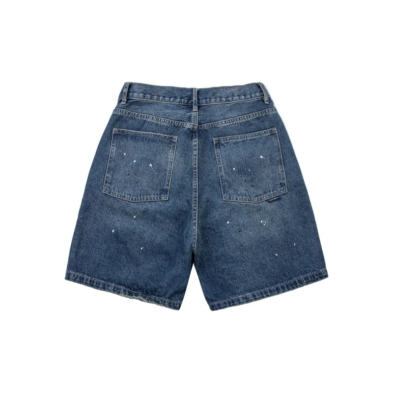 YUZHAOLIN Denim Shorts Women's Blue-1