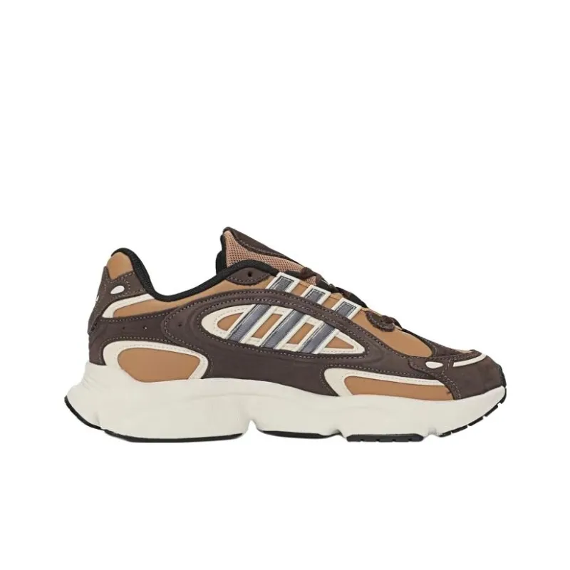 Adidas Originals Ozmillen Anti Slip Wear Resistant Low Top Casual Shoes Unisex Brown-1