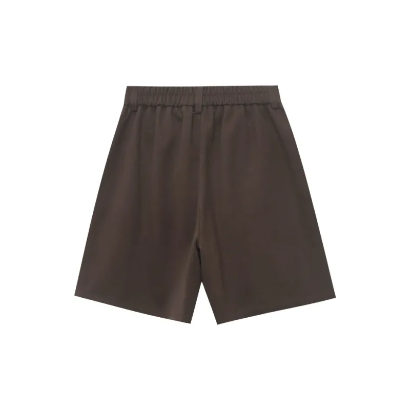 CHARM PICK Casual Shorts Women's Coffee-1