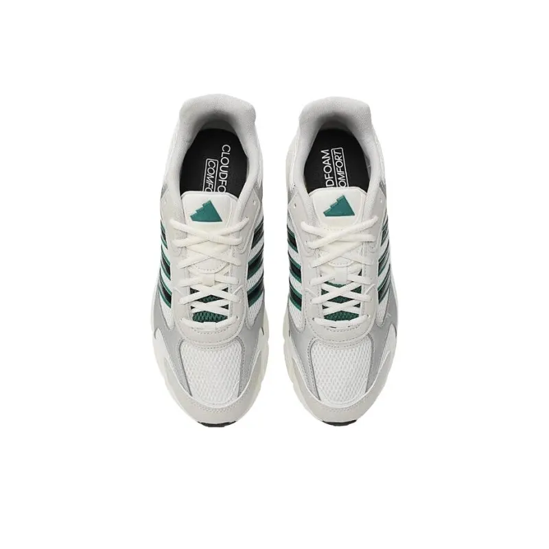 Adidas CRAZYCHAOS 2000 Anti Slip Wear Resistant Low Top Casual Running Shoes Men's White-2