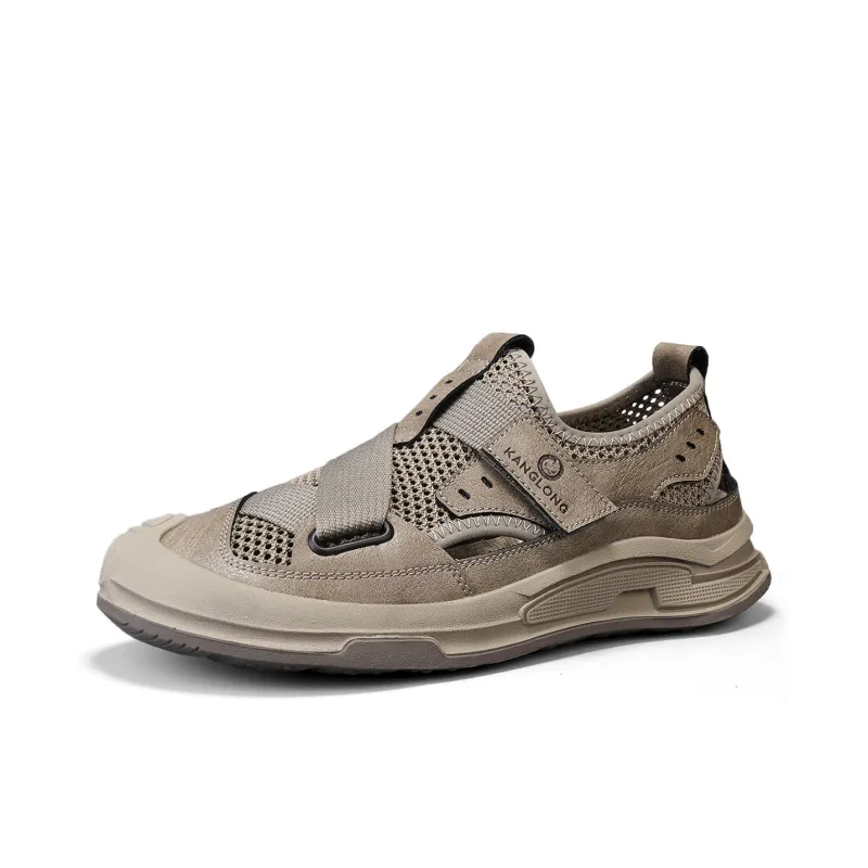 KANGLONG Slip Resistant, Abrasion Resistant, Breathable, Lightweight Low Top Casual Shoes Men's-1