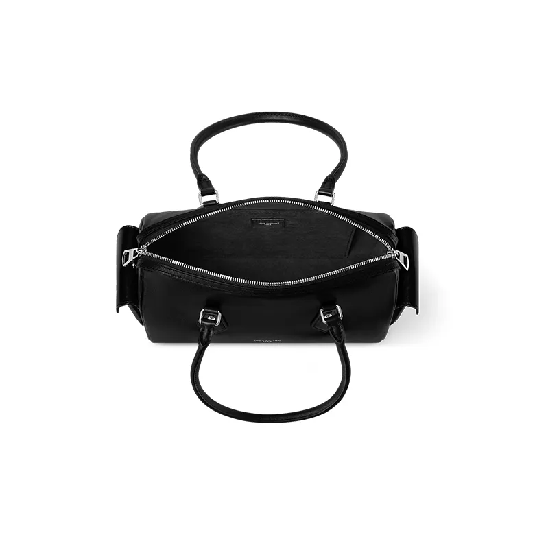 LOUIS VUITTON Speedy Shiny Sheepskin Shoulder Bag, Handbag Women's Black-3