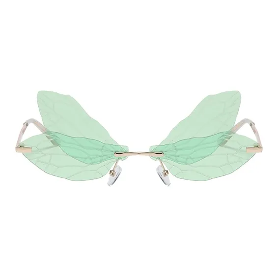 NOME Metal Plastic Irregular Shape Sunglasses Unisex-3