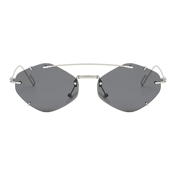 NOME Metal Plastic Irregular Shape Sunglasses Unisex-1
