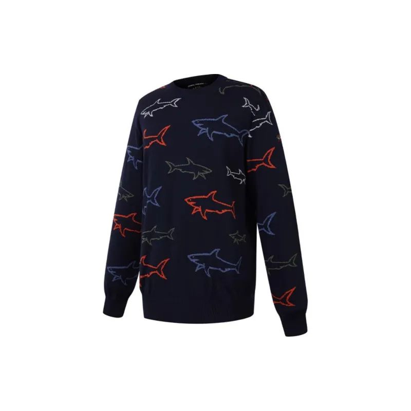Paul & Shark Yachting Sweater Men's Navy Blue-2