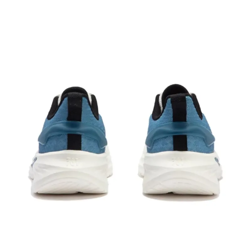 361° Cushioning Anti-Slip And Wear-Resistant Low-Top Running Shoes Men's White Blue-3