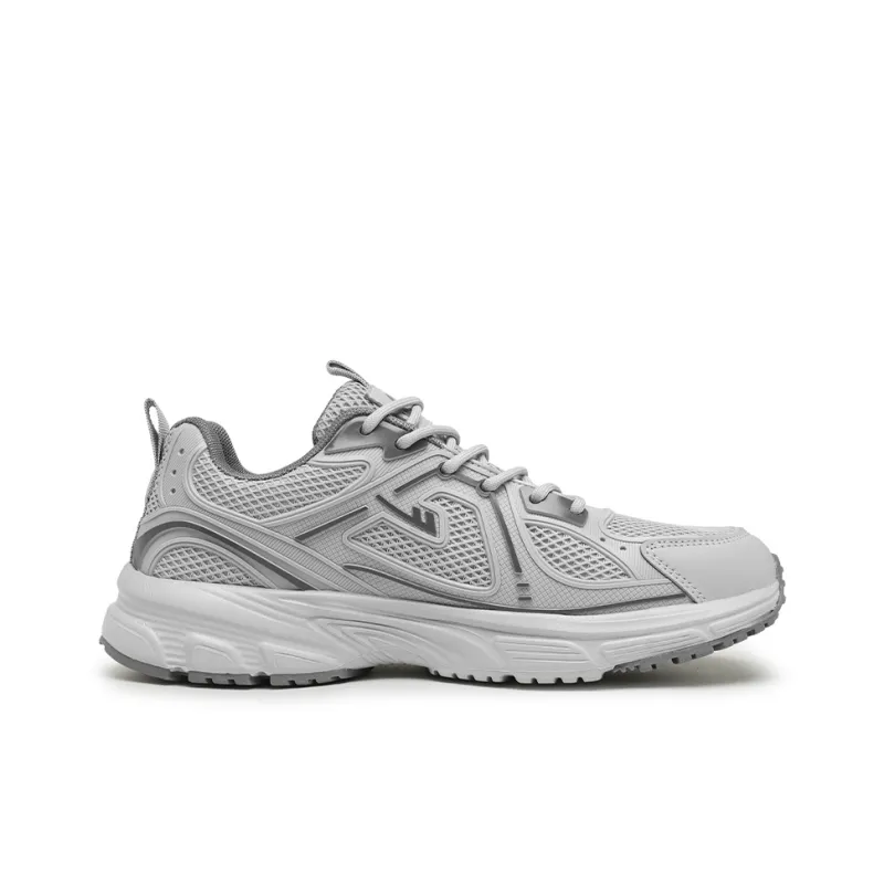 Warrior Breathable Lightweight Low-Top Casual Training Long Distance Running Running Shoes Men's Gray-1