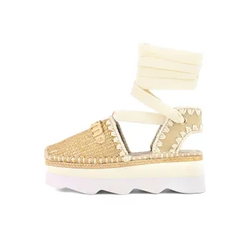 MOU Espa Casual Single Shoes 5.5cm Women's Yellow