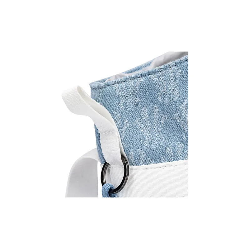 Anta Irving Series Fabric Crossbody Bag Shoulder Bag Unisex Denim Light Blue-3