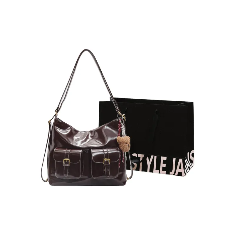 Cwatcun PU Shoulder Bag Regular Women's Multicolor-10