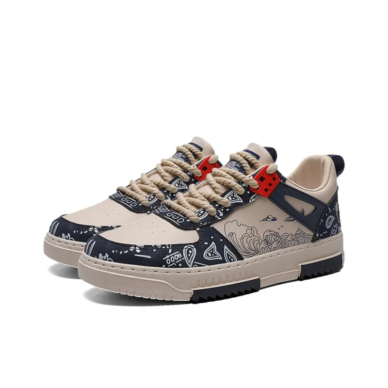 TEXWOOD Wrapping Anti Slip Shock Absorbing And Wear Resistant Low Top Skateboard Shoes Men's Box-9