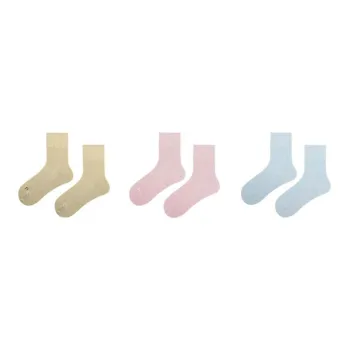 Ubras 25SS Mid Calf Socks Women's 3 Pack