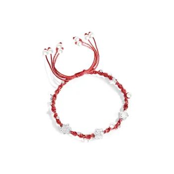 SINO GEM 999 Fine Silver Bracelets Women's