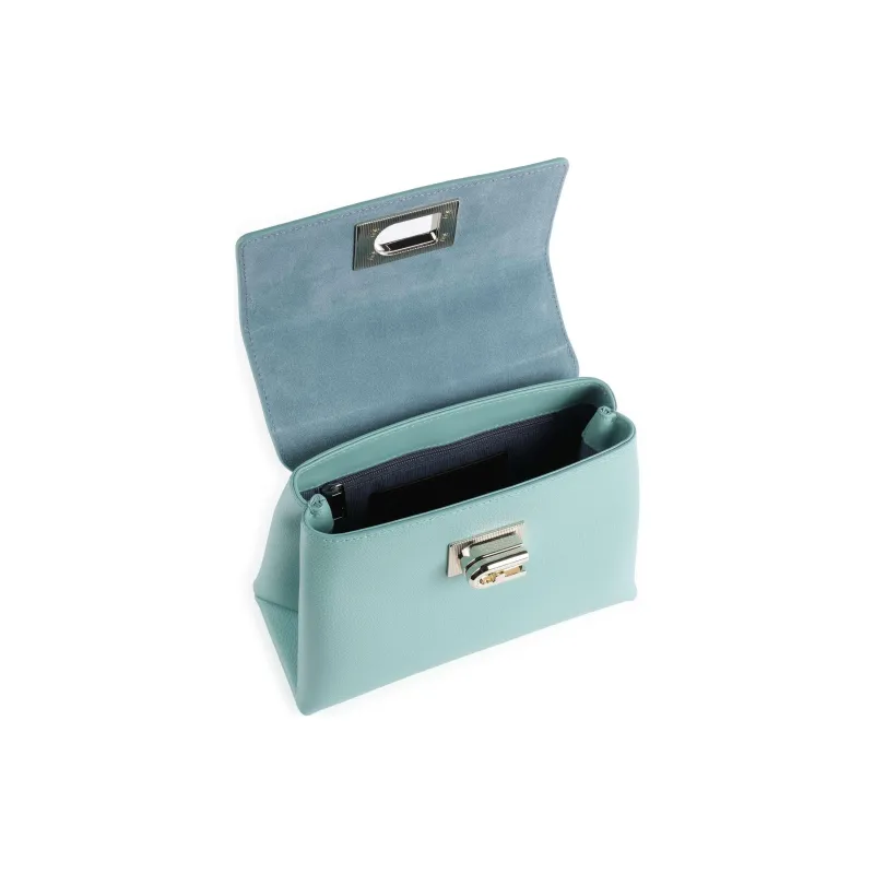 Furla 1927 Collection Textured Leather Shoulder Bag, Crossbody Bag, Handbag Mini Women's Copper Green-3