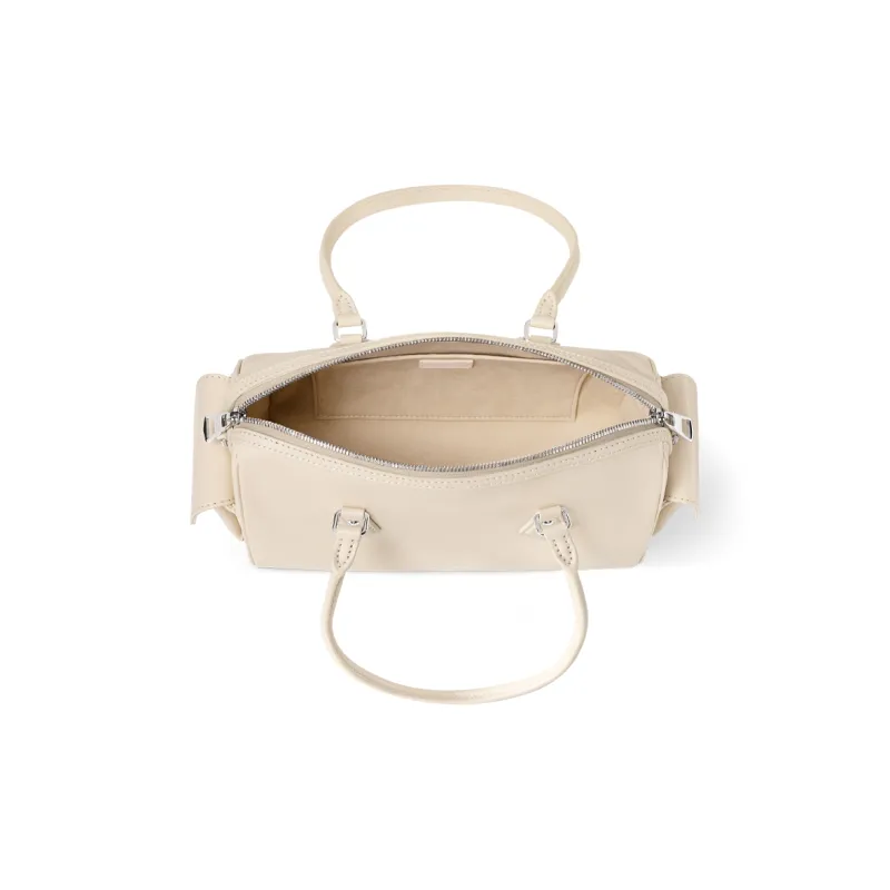 LOUIS VUITTON Speedy Shiny Sheepskin Shoulder Bag, Handbag Women's Vanilla-3