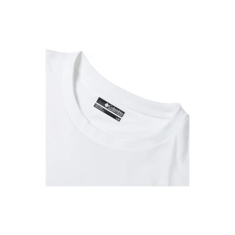 Columbia T Shirts Men 101 White-3