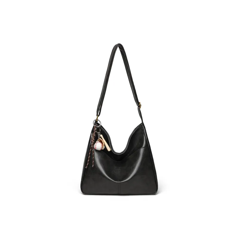 C°BANNER Synthetic Leather Tote Crossbody Bag, Shoulder Bag Medium Size Women's Brown/Coffee/Black-7