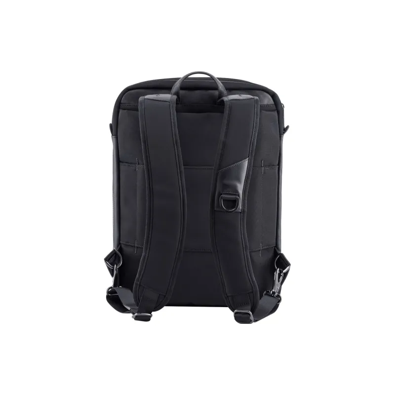 ECHOLAC Fabric Backpack Medium Size Men's Black-2