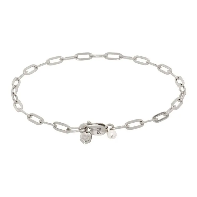 Maria Black 925 Sterling Silver, Rhodium Plated, Pearl Bracelets Women's Silver-0