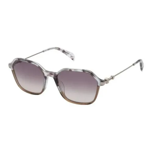 TAOSIXIONG Metal Irregular Shape Sunglasses Women's Multicolor