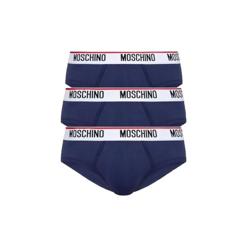 MOSCHINO Underpants Men's 3 Pack Marine Blue-0