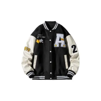ROBINHOOD Baseball Jacket Unisex Black