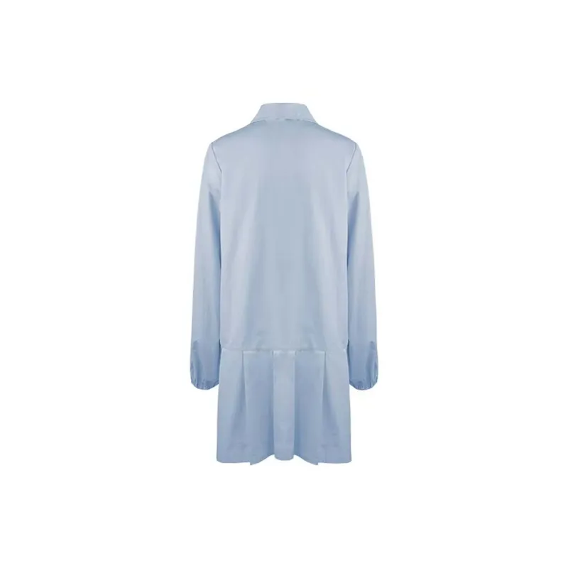 TURN UP Long Sleeved Dresses Women's Sky Blue-1