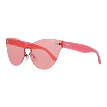 Victoria's Secret Irregular Shape Sunglasses Unisex Red