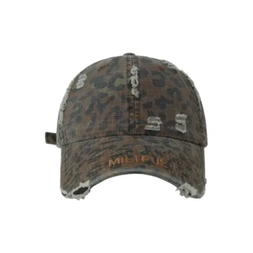 FREE RABBITⅡ Korean Style Vintage Washable Ripped Soft Top For A Smaller Face Baseball Caps Unisex