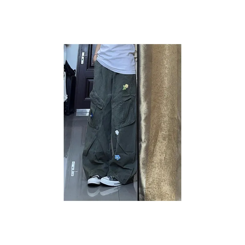 NVRFRGT Cargo Pants Unisex Green-2