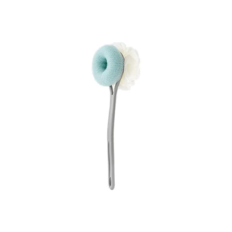 JINGLINGLONG Long Handle Double-Sided Shower Brush For Bathing And Scrubbing No Need For A Massage Ball 2-in-1 Brush-5