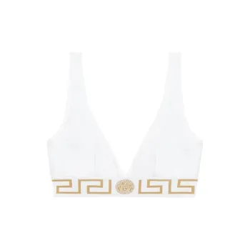 VERSACE V Neck Sports Bra