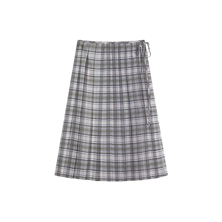 Teenie Weenie Casual Long Skirt Women's Light Purple-1