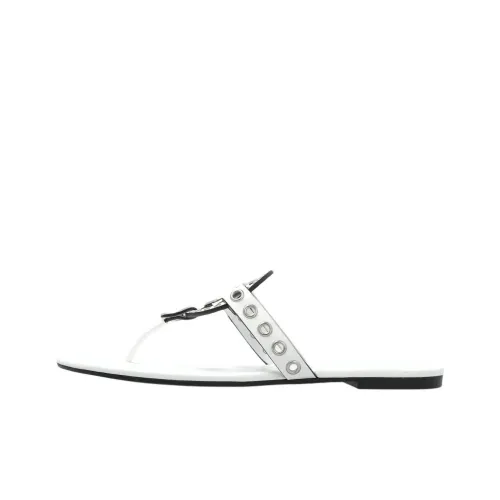 TORY BURCH Miller Quiet Flip Flops Women's White