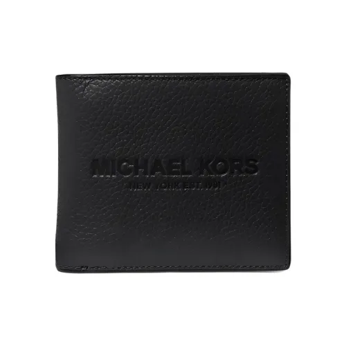 MICHAEL KORS MK Cooper Cow Leather Wallet Men's Black