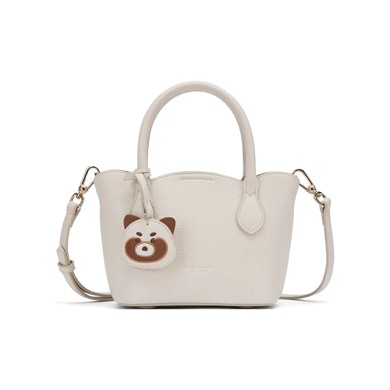 Hotwind Polyurethane Handbag Mini Women's Pink/Beige-0