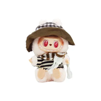 [Dress Up Doll] POP MART Speckled Hang Tag Box Labubu Vinyl Sitting Party, 15cm In Height