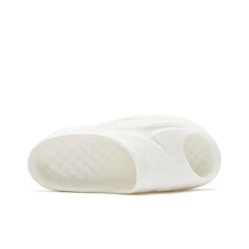 QIAODAN FE Slippers Abrasion Resistant Slip Resistant Cushioning Slide Slippers Women's Ivory-3