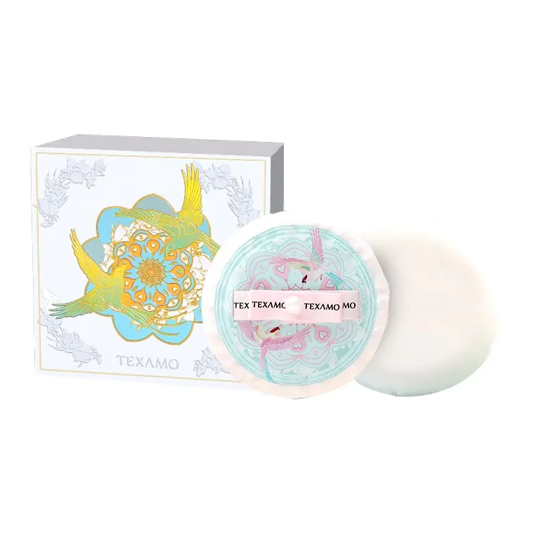 Texamo Xixiangfeng Chinese Style Collection Concealing Foundation Flock Setting Professional Makeup Sponge Tool-10