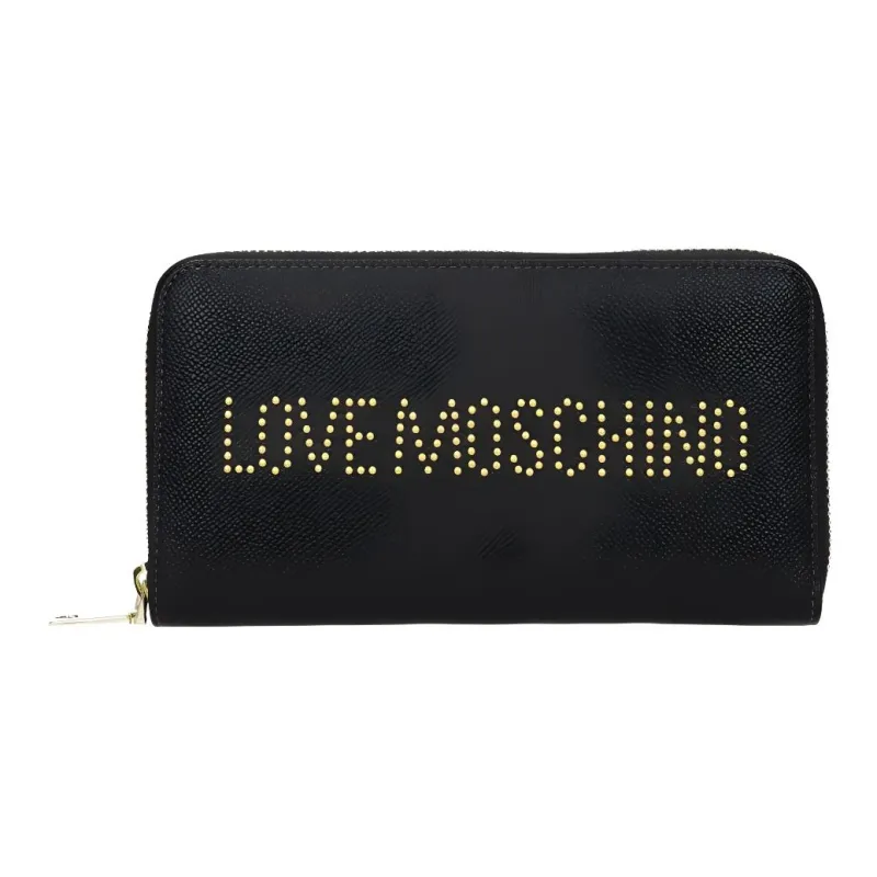 LOVE MOSCHINO PU Polyurethane Wallet Women's Black-0