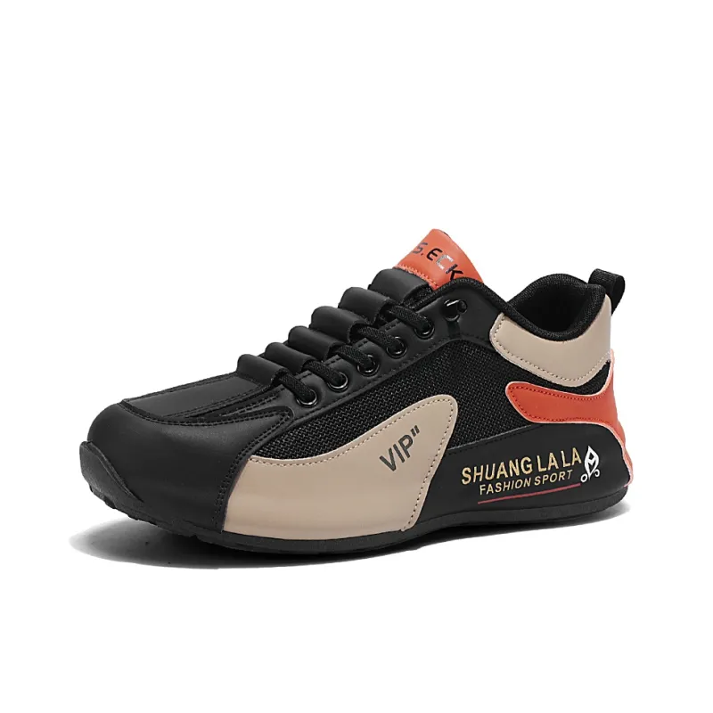 Boogie Bear Casual Shoes Men Low Top White Gray/Black Gray/Black Orange-7